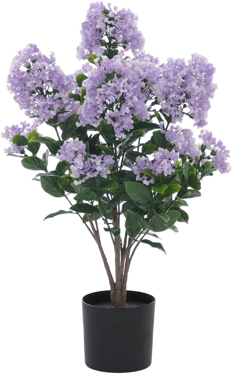 MCW Kunstsering MCW-Q87, decoratieve kunstsering, kunstboom, kunstplant, voor buiten, polyethyleen, 64x35x35 cm ~ paars