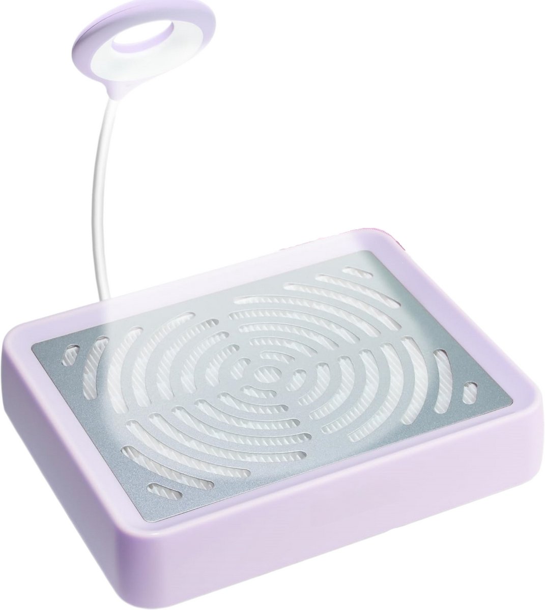 QTTVBTNA -Nagelstofzuiger - LED Nagelstofzuiger - Nagelstofzuiger - Roze, 40W motor, 2 zuigstanden, touchscreen - LED lamp met verstelbare arm - Herbruikbaar filter - Laag geluid - Voor nagelstudio en thuis