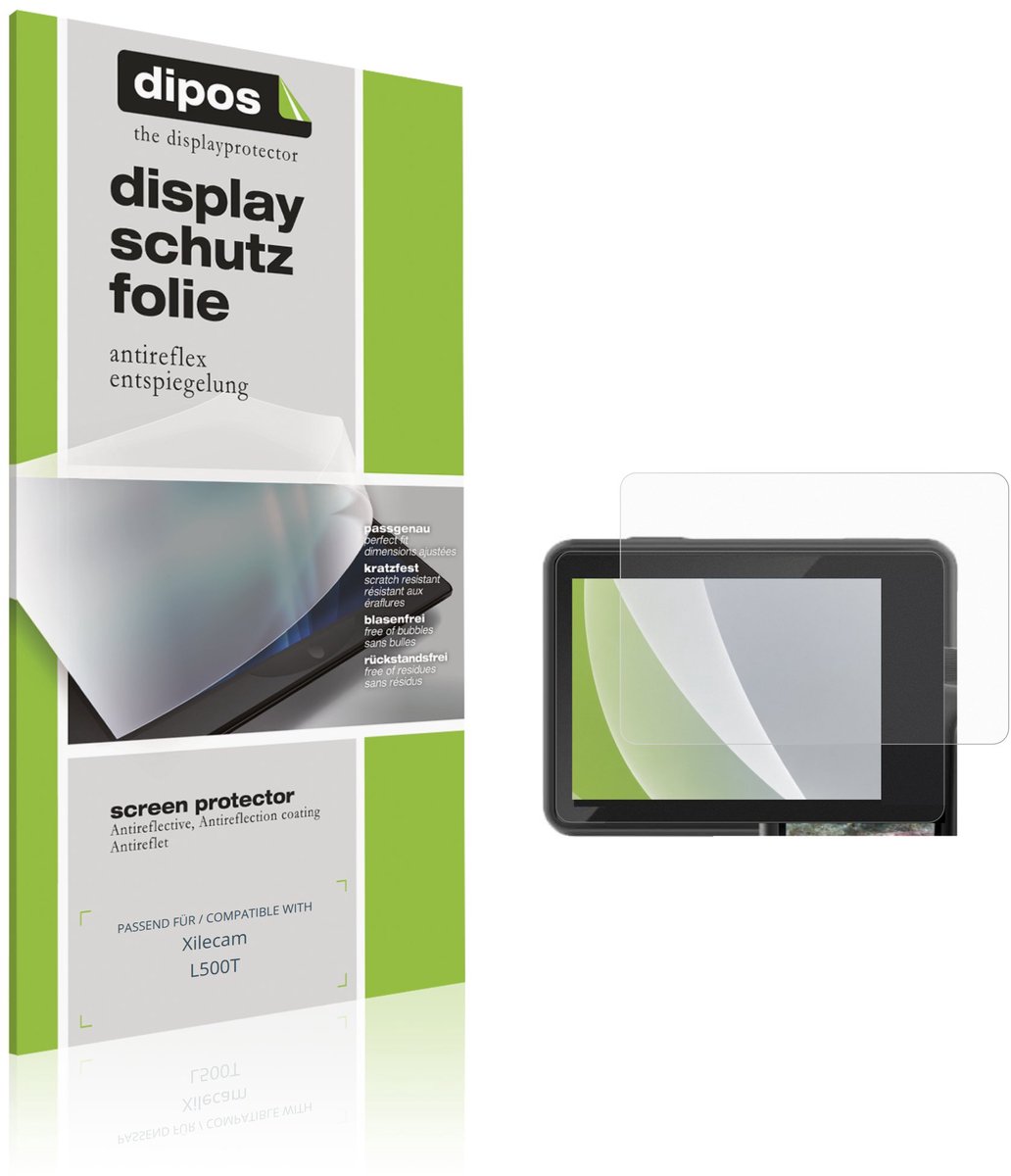 dipos – 4x Matte Beschermfolie geschikt voor Xilecam L500T | Krasbestendige & antireflecterende Screenprotector Ultra-Thin