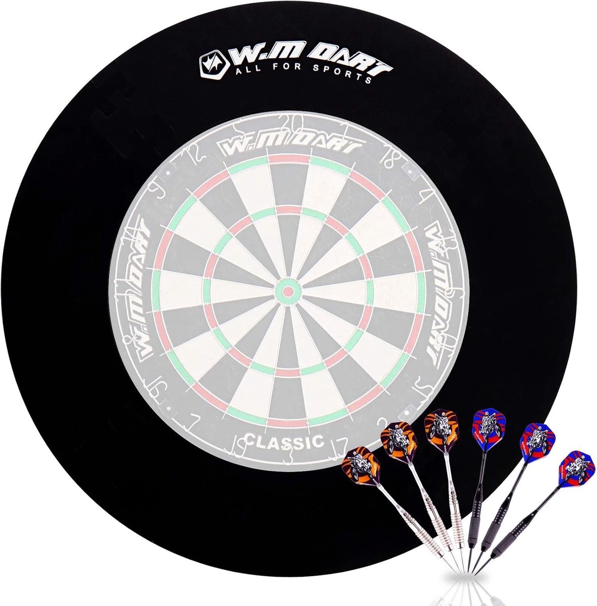 Dart Catchring Surround voor Darts, EVA Dart Backboard, Bescherming en Geluiddemping voor Dartbord