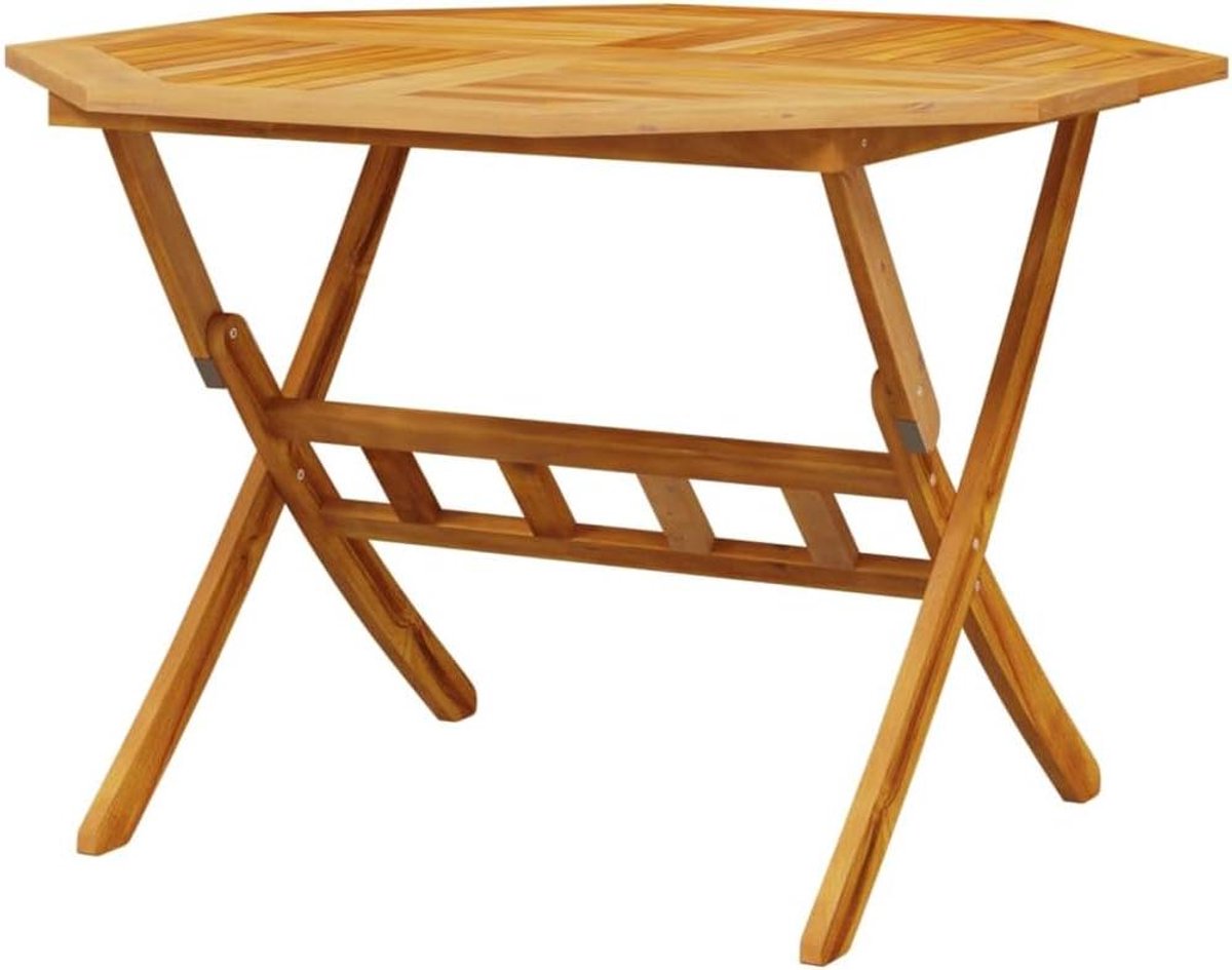 Tuin Tafel - Picknicktafel Klaptafel - Buiten Dineren - Massief Acacia Hout - Ø110x75 cm - Bruin