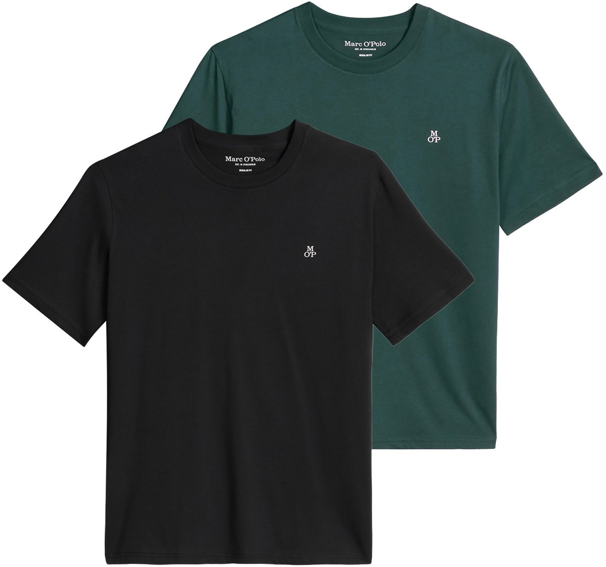 Marc O Polo T-shirt Jersey T-Shirts Shortsleeve Kjer Set van 2