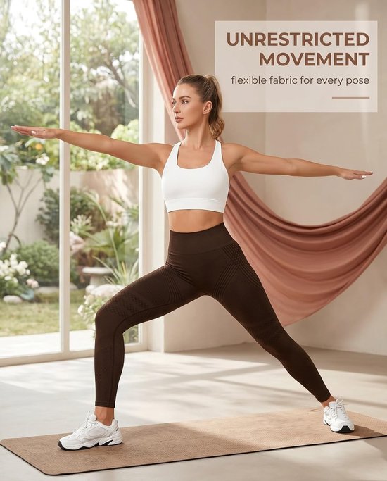 Dames 3D Compressie Broek voor Anti-Cellulite met Hoge Taille voor Yoga en Fitness, Lange Sportbroek, 1 Stuk — afbeelding 4