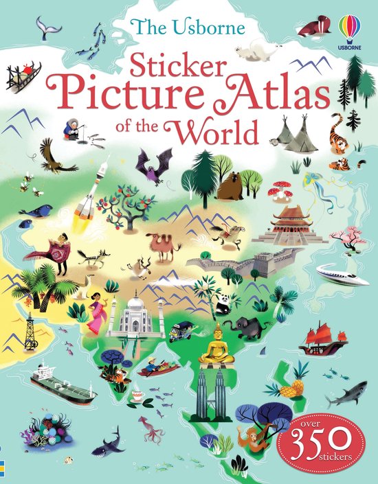 Picture Atlas Of The World Stickerboek