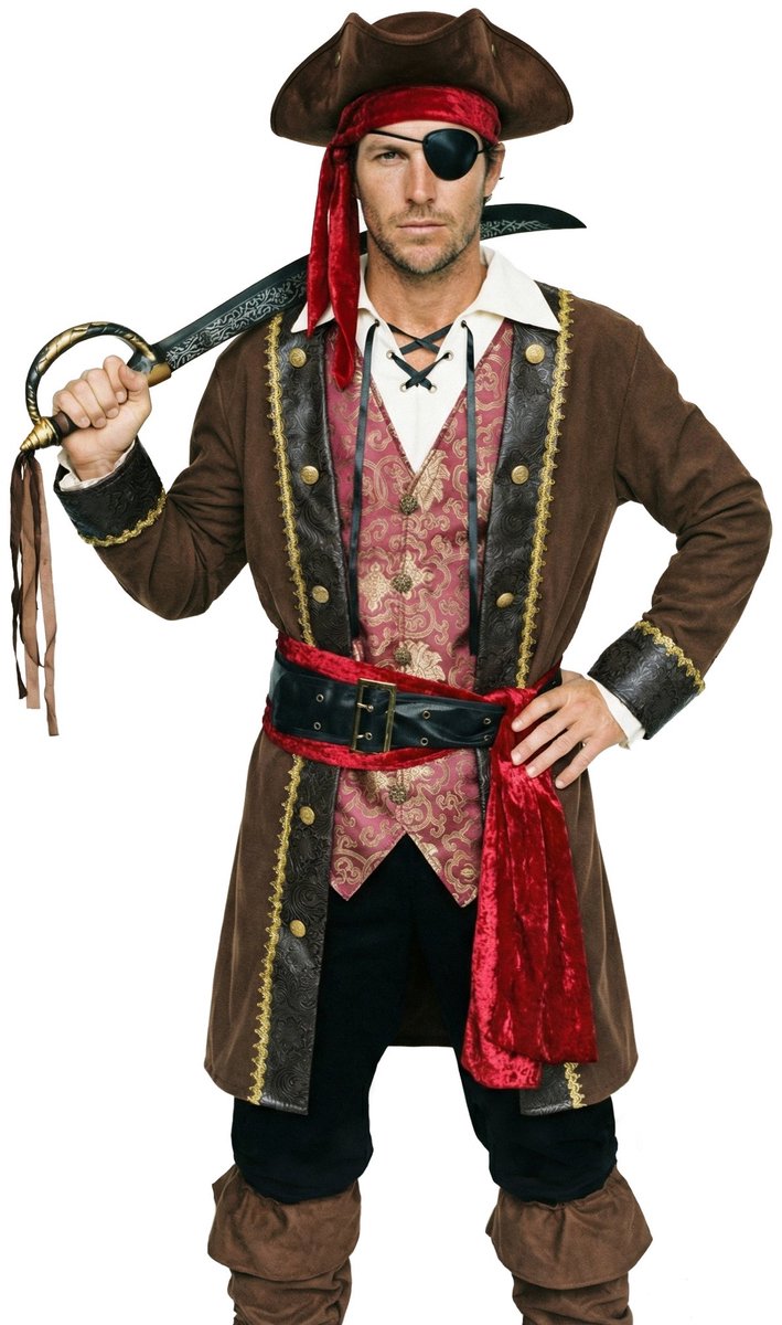 Piratenkostuum Calico Jack - Halloween Carnaval