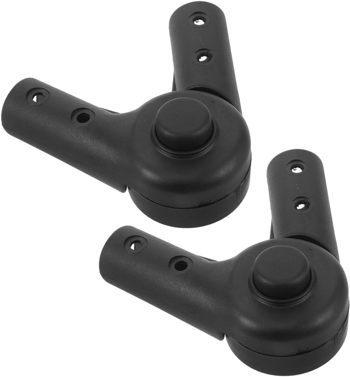 Set van 2 verstelbare klapscharnieren voor kinderwagenstuur, kunststof reserveonderdeel voor 22 mm buizen, opvouwbare schuifgreepconnector voor klapwagens en buggy's
