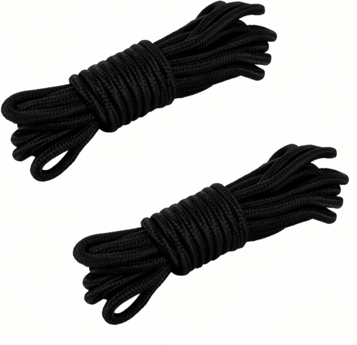 20 m Heavy Duty Paracord - 4 mm Zwarte Multifunctionele Touw voor Kamperen, DIY, Survival en Outdoor Activiteiten