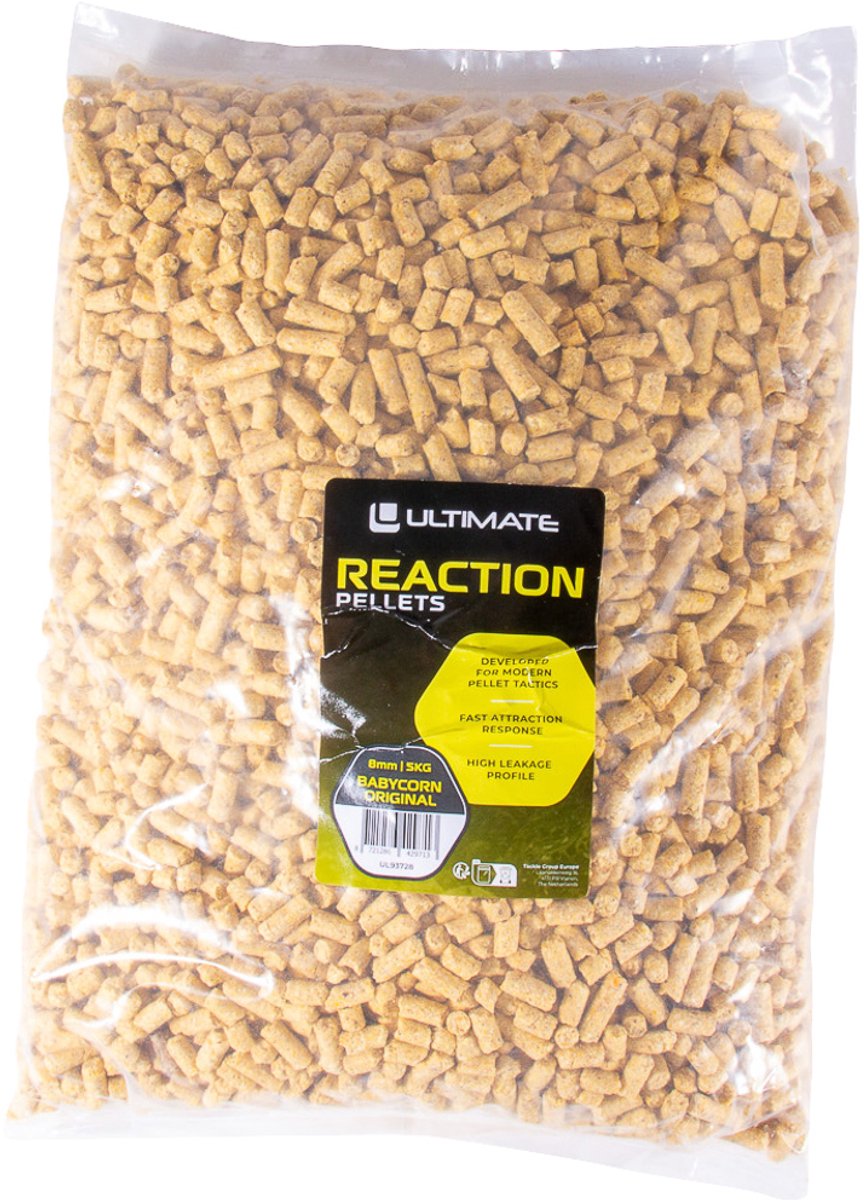 Ultimate Reaction Babycorn Pellets Babycorn Red 8mm (5kg) - Vispellets