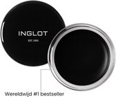 Potje zwarte eyeliner met deksel waarop 'INGLOT EST. 1983' staat. Tekst: 'Wereldwijd #1 bestseller'.