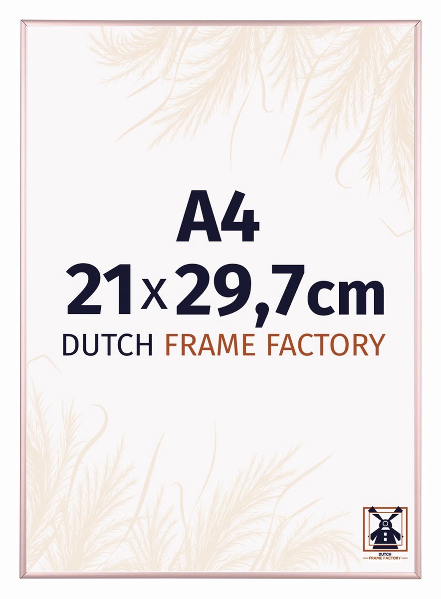 Dutch Frame Factory Fotolijst A4 21x29,7 cm - Aluminium - Koper - Kampen