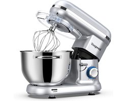 Keukenmixer 1500W Stil Elektrische keukenmachine met 6 snelheden, 6L mengkom en accessoires voor bakken
