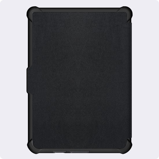Hoes Geschikt voor Kobo Clara HD - Luxe E-reader Trifold Case - Bescherm Hoesje Book Cover - Zwart — afbeelding 4