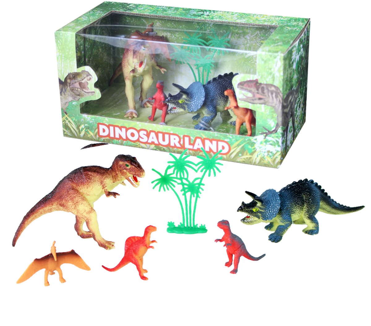Dinosaurussen 5-13 Cm In Een Doos - UNI