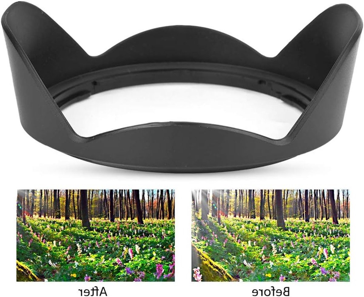 Camera Zonnescherm, Plastic Lens Hood voor Nikon AF-S 17-35mm F/2.8D en 18-35mm F/3.5-4, Bescherming tegen Zonlicht en Reflecties, Ideaal voor Landschapsfotografie thumbnail 5