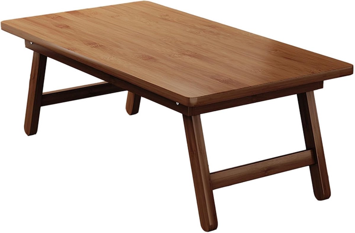 Opvouwbare salontafel - Lage vloertafel - Kleine ruimtes - Bamboe materiaal - N.v.t. - Natuurlijk