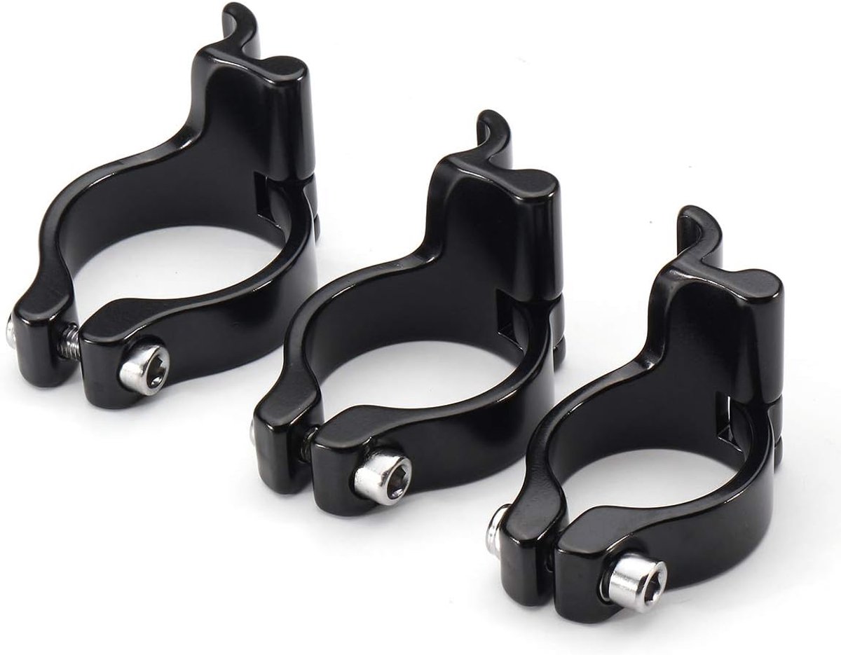 Voor Derailleur Klem - Fiets Onderdeel - Fiets Onderhoud - CNC Legering - 34.9mm - Zwart