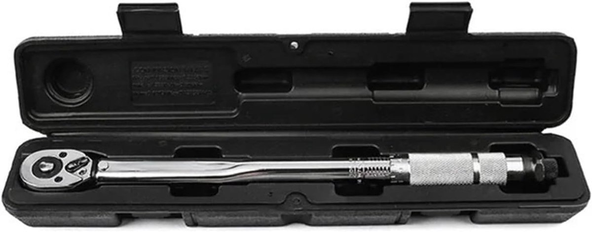Momentsleutel - Ratelsleutel - Precisieklusjes - Verstelbaar 5-60Nm - 3/8 Inch - Metaal