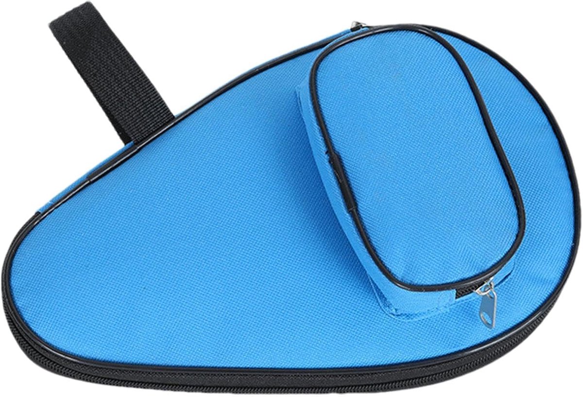 Tafeltennis Paddle Cover - Racket Opbergtas - Sport Accessoires - Waterdicht Stofvrij - 30x19cm - Blauw