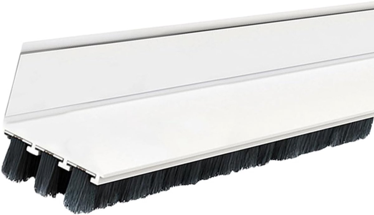 Deur Tochtstopper - Tochtblokker - Tocht Buiten Houden - Verstelbaar En Flexibel - 90 cm - Grijs/Bruin