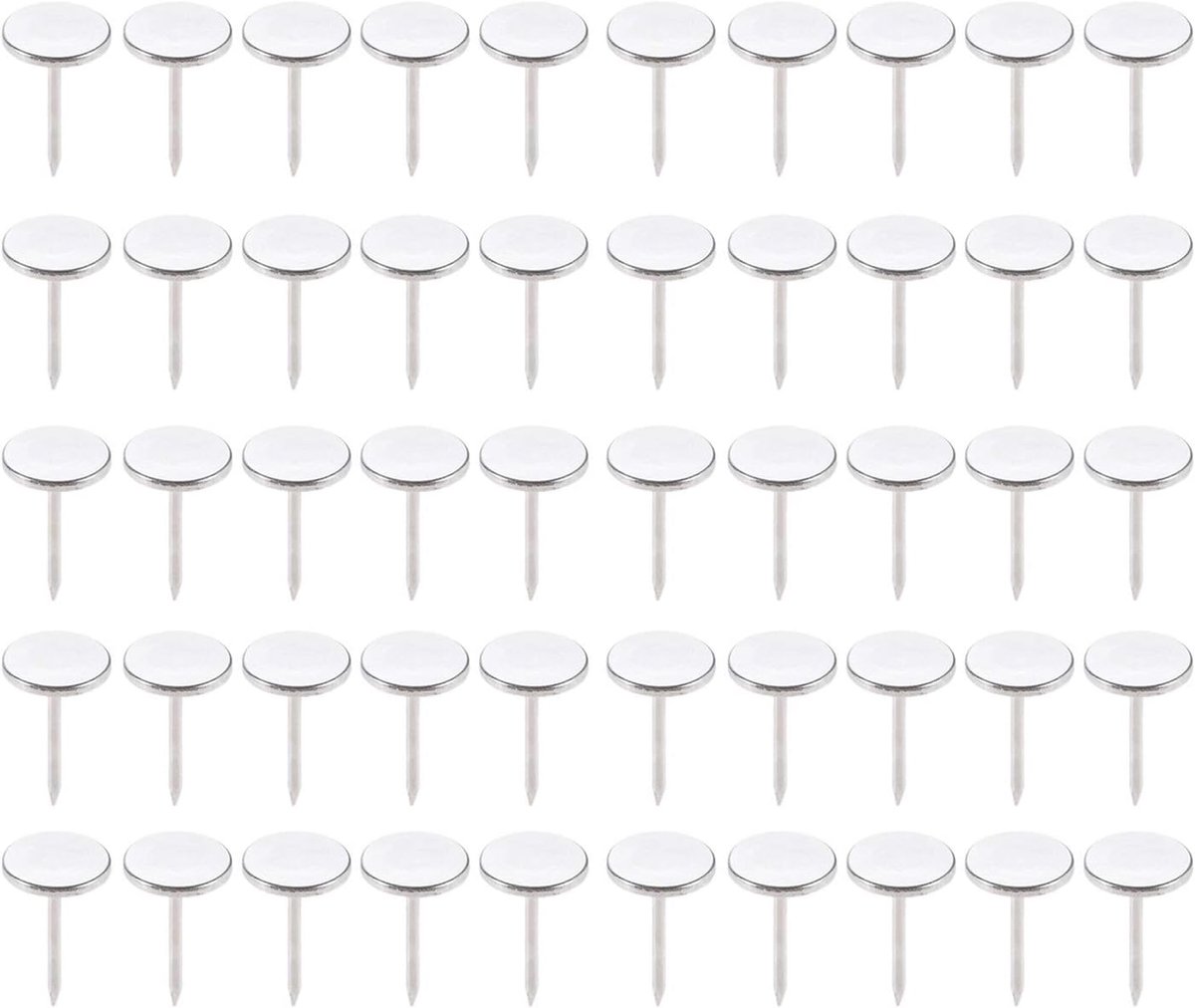 Decoratieve Punaises - Meubelnagels - Meubels Decoreren - Antieke Look - 50 stuks - Zilver
