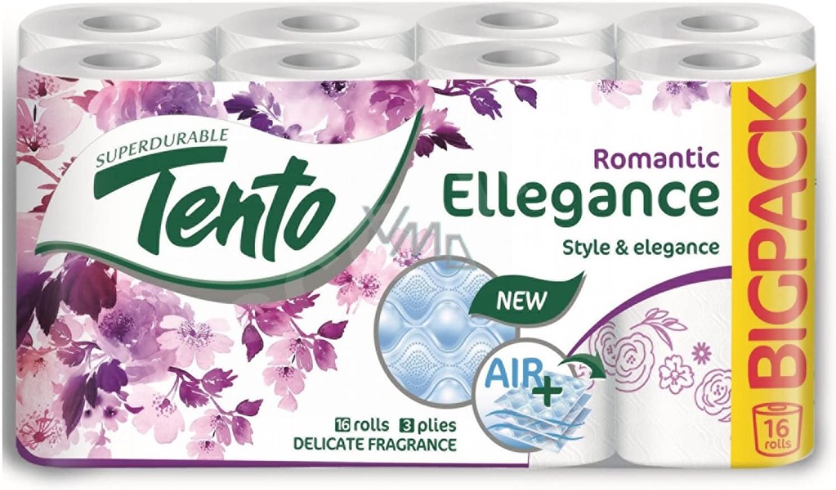 Toiletpapier - Zacht papier - Dagelijks gebruik - Delicaat geparfumeerd - 16 rollen - Wit