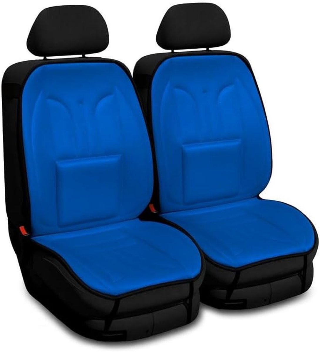 Stoelkussens Auto - Zitkussens Set - Comfortabel Rijden - Airbag Compatibel - 2 Stuks - Blauw