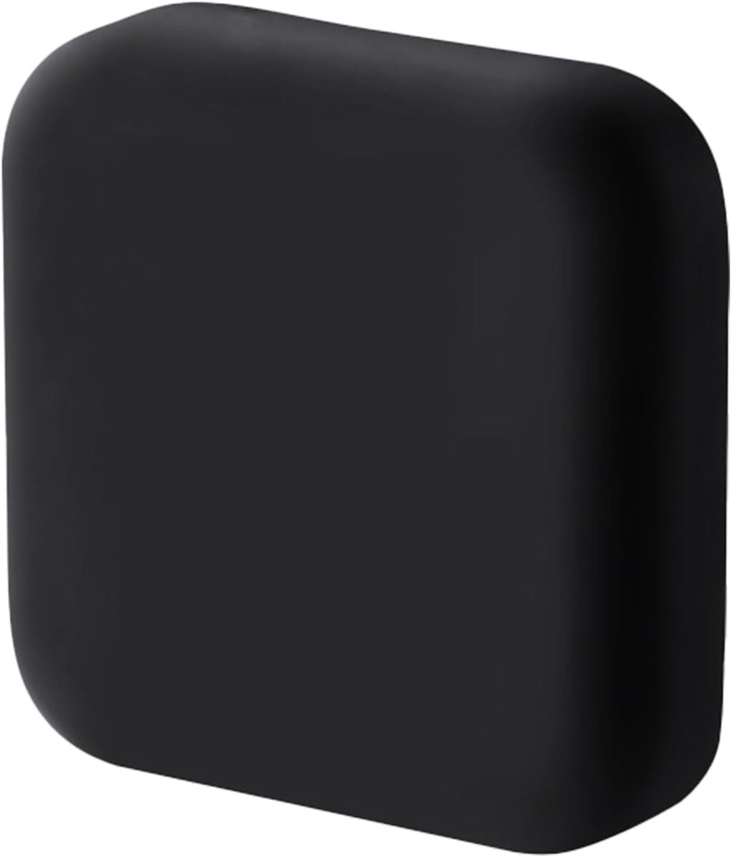 Deurgreepstopper Wandbescherming - Deurknop Bescherming - Muren Beschermen - Zelfklevend Siliconen - 42x41x41mm - Zwart
