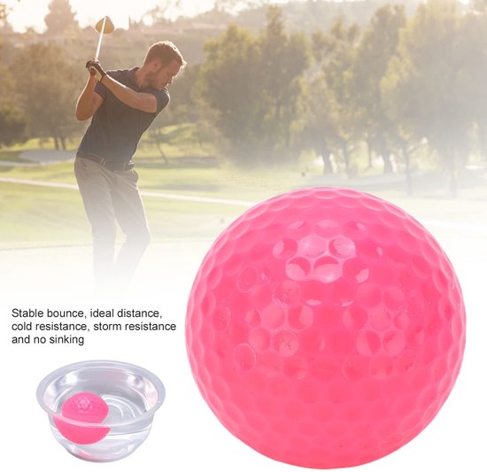 Dailygoods - Golf Drijvende Bal - Waterdichte Golfbal - Ideaal voor Training - 2 Lagen - Drijvende Bal - Voor Buitenactiviteit - Geschikt voor Golfers van Dailygoods — afbeelding 3