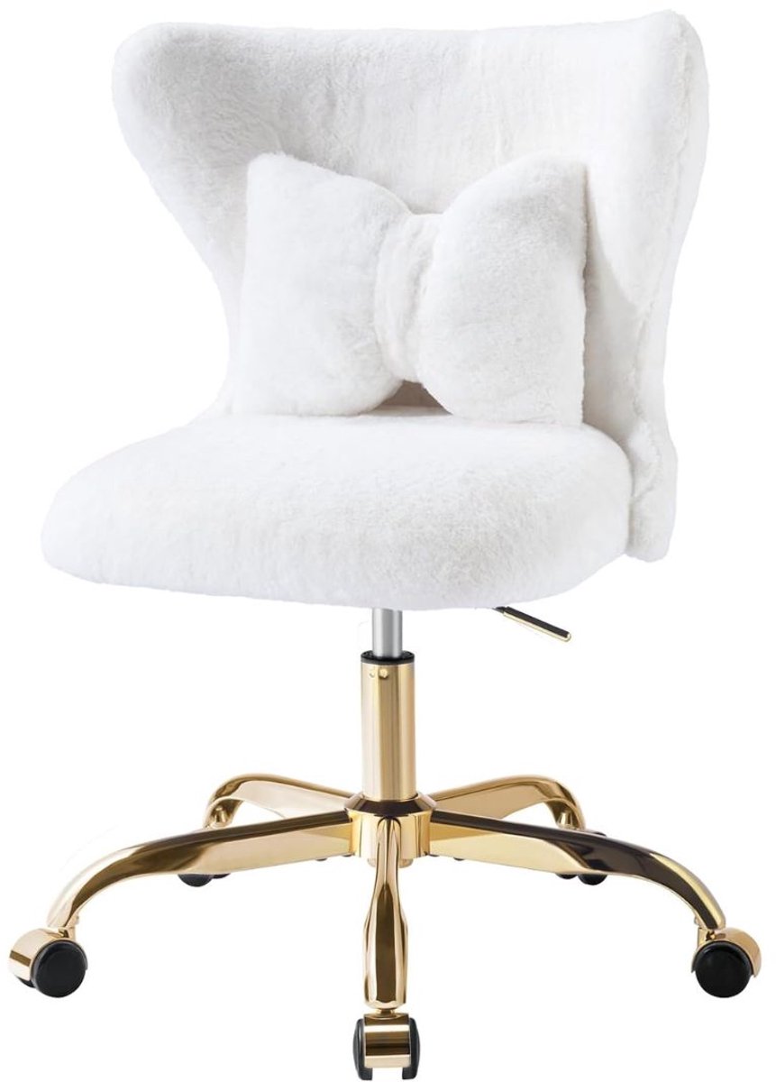 CRLYN® Make up Stoel - Kaptafel Kruk - Visagie - Wit