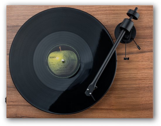 Pro-Ject T1 EVO BT OM10 Platenspeler - Ingebouwde Voorversterker - Bluetooth Verzender - Handgemaakt - Plug & Play - Walnoot — afbeelding 3