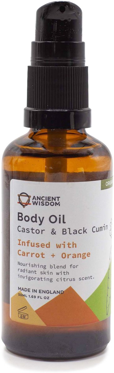 Organic Body Oil 50ml - Carrot & Orange