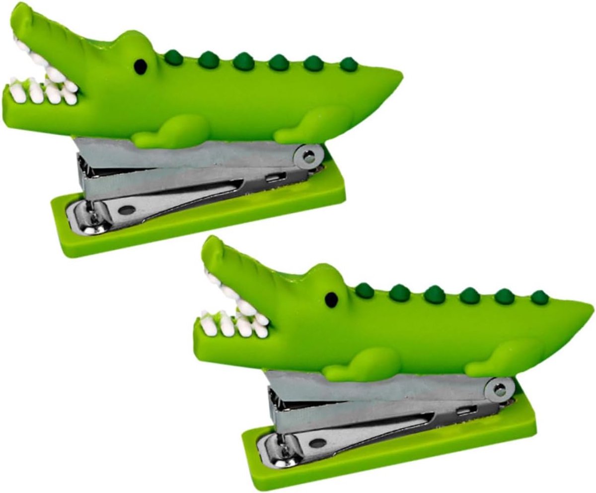 Mini Nietmachine - Dieren Stapler - Papier Organiseren - Schattig Ontwerp - 8.6 cm - Groen
