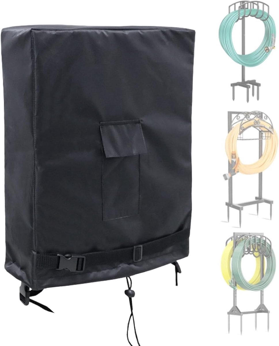 Tuinslanghoes - Slangbeschermer - Bescherming Buiten - Weerbestendige Stof - 80x254x90cm - Zwart