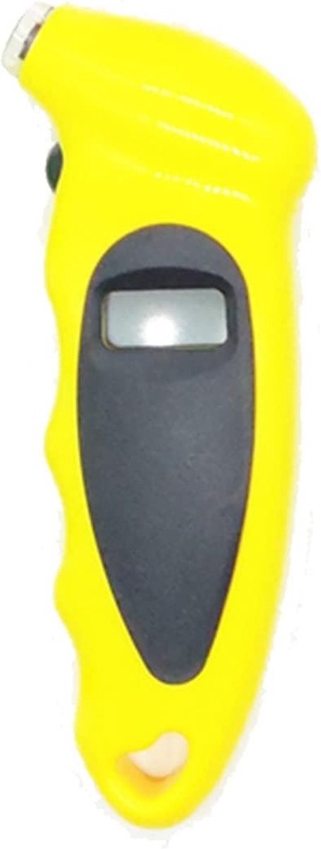 Bandenspanningsmeter Digitaal - Luchtdrukmeter Autoband - Veilig Rijden - Helder LCD Scherm - 138 x 56 cm - Zwart Geel