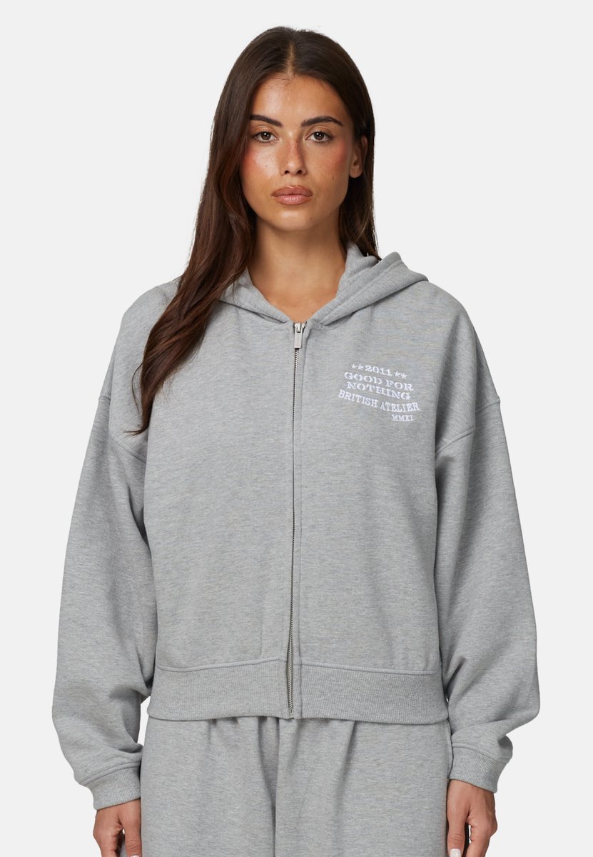 Good For Nothing - Outdoortrui - Katoen - Vrouwen - Maat L - grijs
