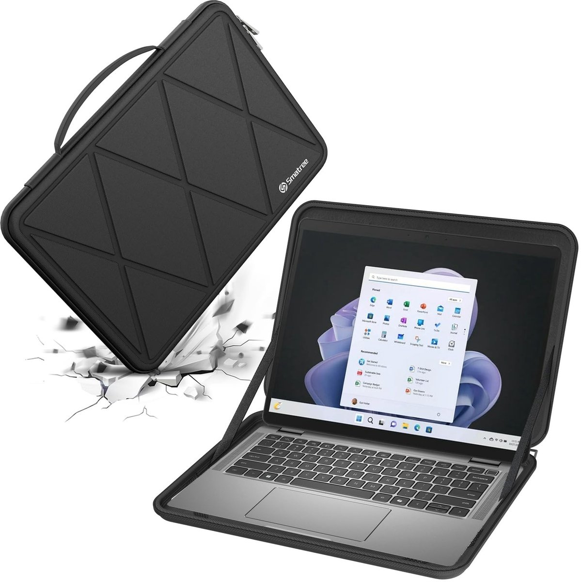 Solidchoice - Harde Beschermhoes 14 Inch Laptop voor Samsung, Lenovo en Apple