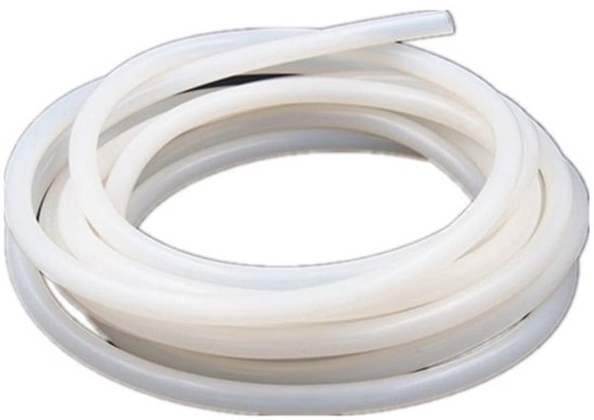Siliconen Buis 4mm ID - Food Grade - Luchtslang voor Pomp - Hoge Temperatuurweerstand - Flexibel - Transparant - 15.3 m