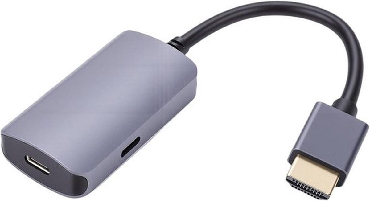 HDMI naar USB-C video-displayadapter voor AR-brillen, 4K@60Hz, geschikt voor XREAL en Switch 2, draagbare interface voor gaming en multimedia