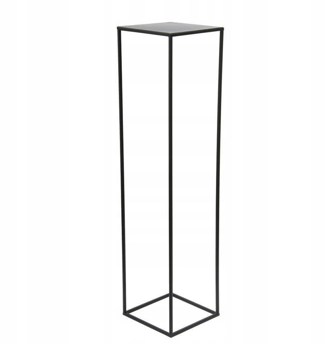 Famanu – Metalen bloemstandaard in zwart, 100 cm hoog, stevig en robuust, plantenstandaard voor decoratie in de woonkamer, slaapkamer of kantoor, biedt een stijlvolle manier om uw planten te presenteren
