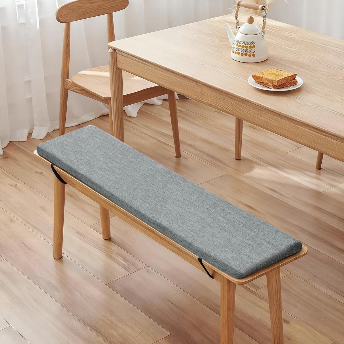 Comfortabele Tuinbank Kussen 100x40x5cm - Wasbaar, Antislip en Dikke Schuimvulling voor Binnen en Buiten, Perfect voor Tuin en Terras