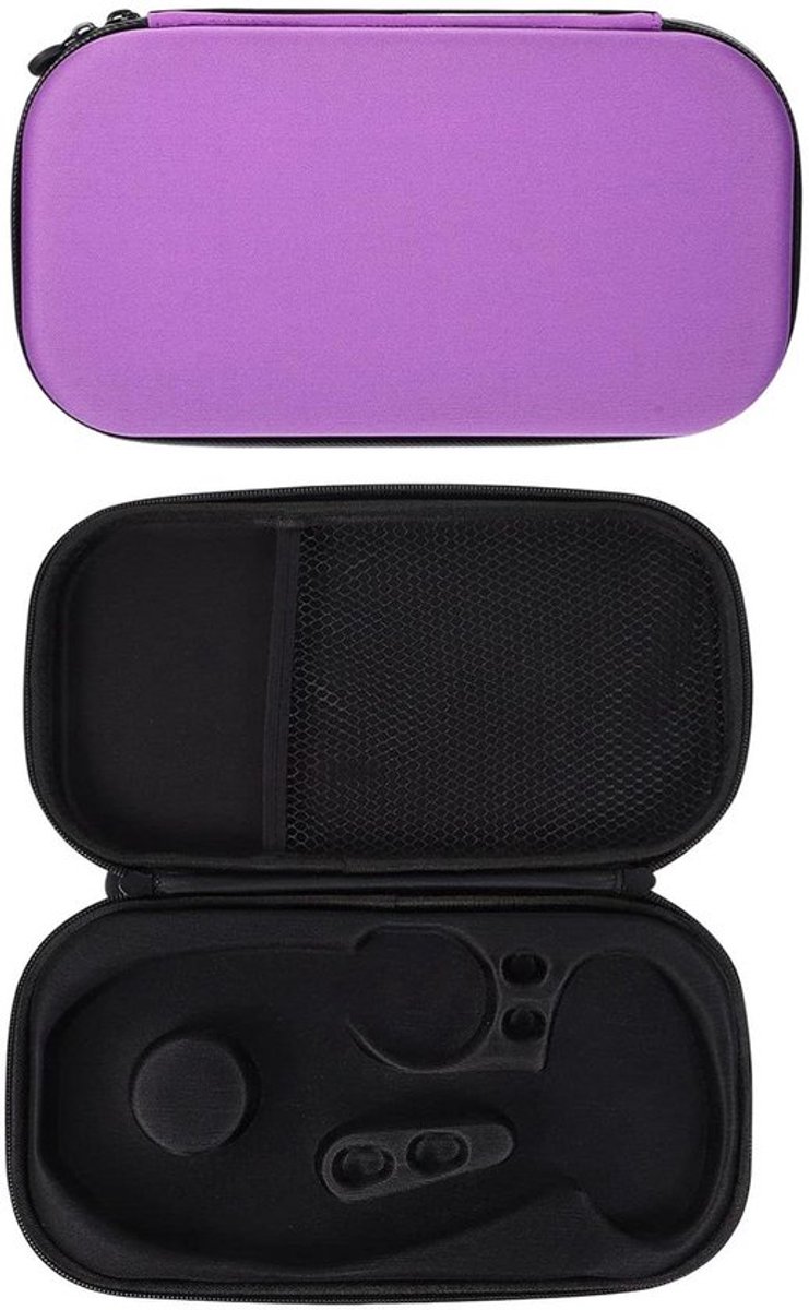Stethoscoop reistas organizer van EVA materiaal in violet met 3 vakken