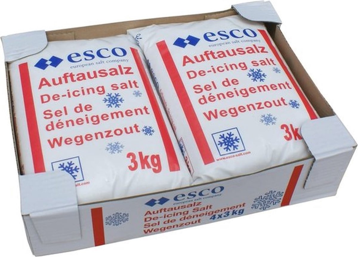Strooizout Opspuitzout - 4 x 3 kg