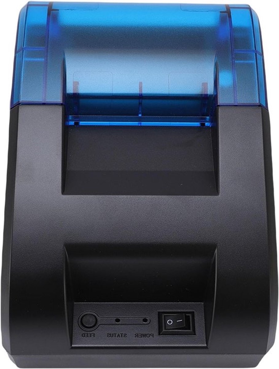Draadloze Bluetooth Thermische Bonprinter 58mm - Compacte Mini Pocket Printer voor Kassasystemen en Supermarkten, Ideaal voor Ticket- en Bonafdrukken