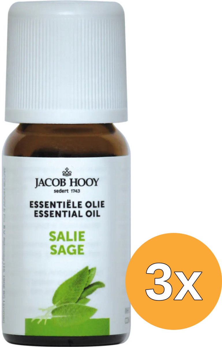 3x Jacob Hooy Salie olie (10 ml)