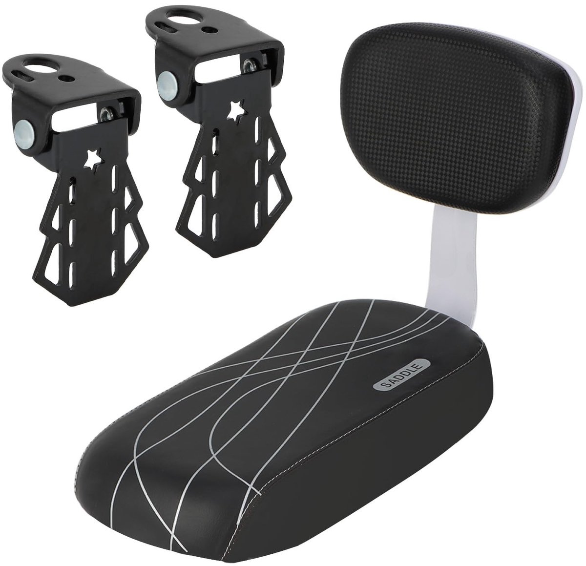 Solidchoice - Fietsstoeltje voor Kinderen met Comfortabele Rugleuning