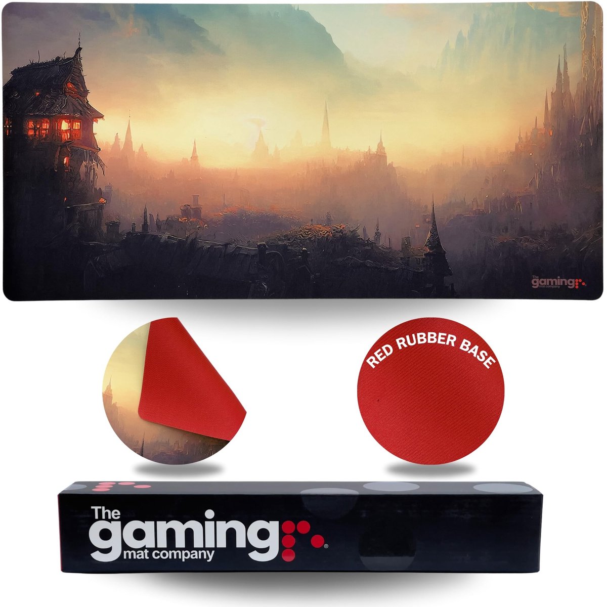Solidchoice - Gaming Muismat Hidden City voor TCG Spellen 72 x 36 cm