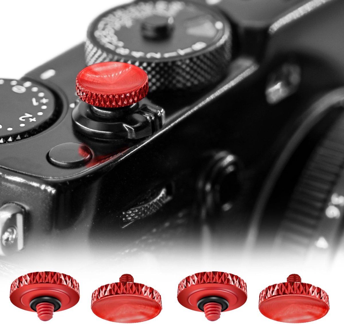 Solidchoice - Aluminium Triggerknoppen voor Camera (4 Stuks)