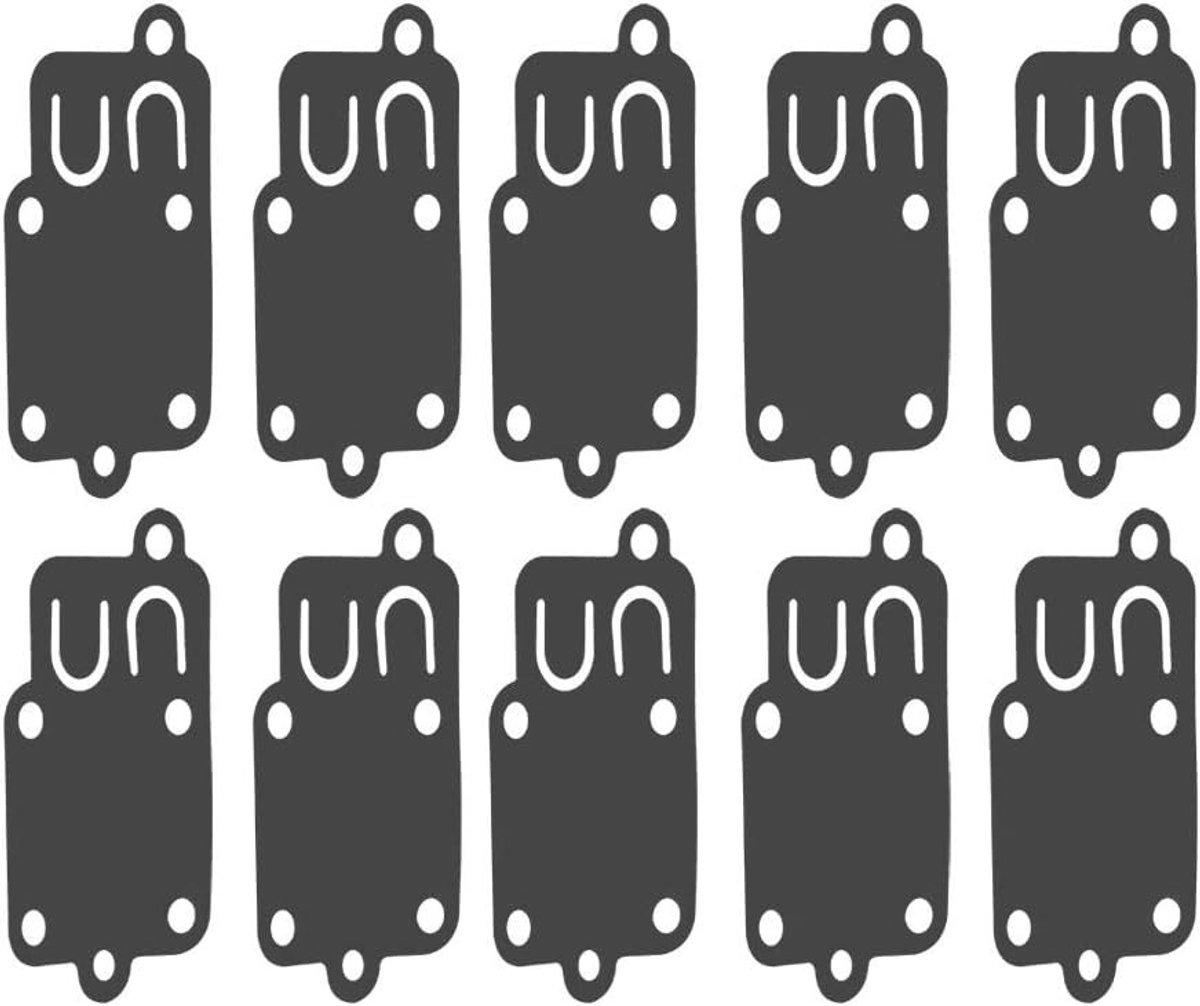 10 Stuks Carburetor Diaphragm Gasket voor Briggs & Stratton 270026 en 272538, Perfecte Vervangingen voor Motoren en Tuinmachines