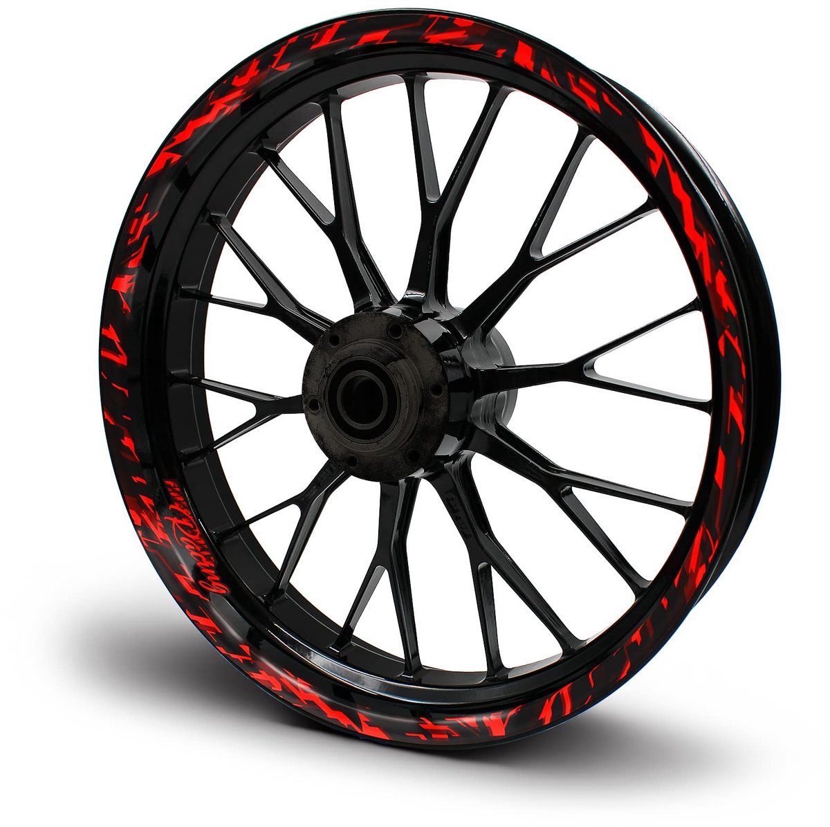 Solidchoice - 16-delige Velgenstickerset voor Motor- en Auto-Rims