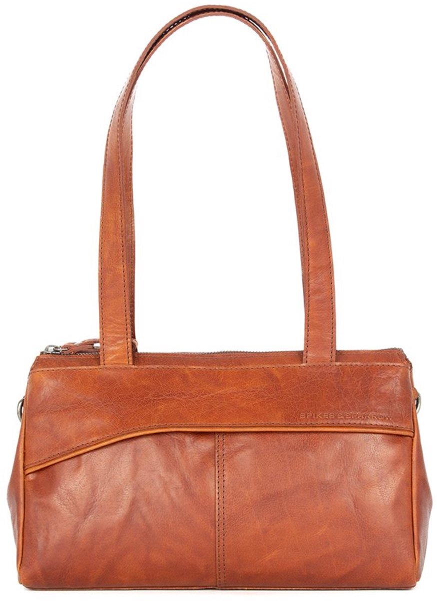 Leren Handtas - Alicia - Brandy Cognac